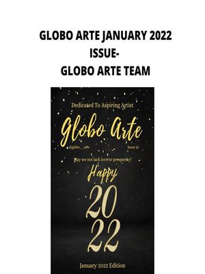cover image of globo arte January 2022 Issue